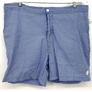 Surf  and Swim Co Trucks Mens Size Medium M Blue White Gingham Shorts New B22FS